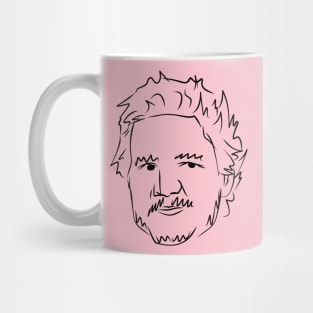 Pedro Pascal Messy Sketch Mug